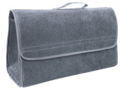Органайзер в багажник iSky, войлочный, 50x25x15 см, серый