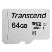 Карта памяти Transcend 300S micro SDXC Card U1 UHS-I 64GB (100Mb/s. 450x), class 10 U1